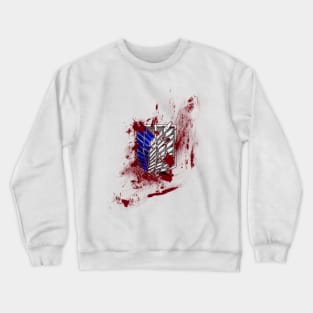 Attack on titans 2 ( bloody wings of freedom ) Crewneck Sweatshirt